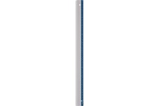 Maped - Regle de Coupe Graduee en Aluminium 60 cm - Regle pour l'Encadrement, le Tracage et les Coupes avec Patin Antiderapant