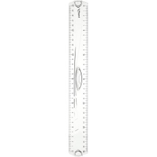 Maped Regle plate Geometric, 300 mm, plastique avec poignee 242130