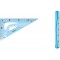 Maped - equerre Incassable - equerre 60° grand cote 21 cm - equerre Scolaire Astucieuse avec 0 dans l'Angle Droit - 