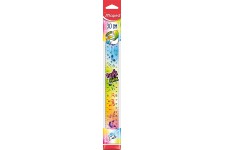 Maped - Regle Plate 30 cm Twist'N Flex - Regle Incassable - Regle Souple et Flexible - Gamme Mini cute 279317