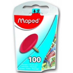 Maped Punaises, recouvertes de plastique, diametre: 10 mm