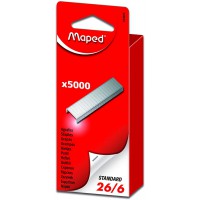 MAPED Agrafes 26/6 zinguees Boite de 5000