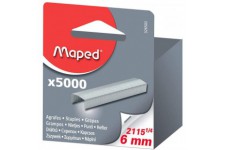 Maped 326602 Agrafes galvanisees, 19 1/4 6 mm, grand emballage