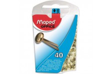 Maped 36968 Attache Parisienne Acier Laitonne 17mm Plastique Assorties