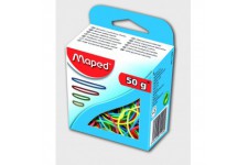 MAPED Bracelets caoutchouc etui carton, 50 g, assortis