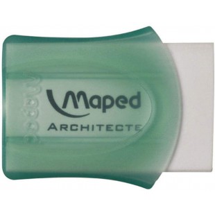 MAPED 24488 Gomme caoutchouc naturel dessin etui plastique protection Couleur Assorties