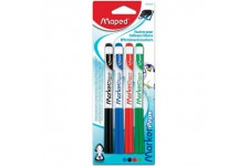 Maped 741312 Marqueurs - Marqueurs (Noir, Bleu, Vert, Rouge, multicolore, en polypropylene (PP), Taille M, sous blister)