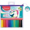 Maped - 12 Feutres Effacables a  Sec Marker'Peps Fun Colors - Feutres Ardoises et Tableaux Blancs - Marqueurs Non Permanents - P