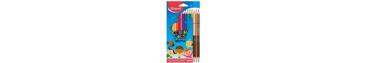 Sets De Crayons De Couleur, Bicolore