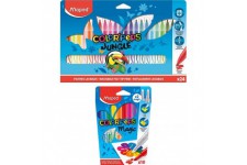 Maped - Kit de coloriage Color'Peps avec 10 Feutres Magiques + 24 Feutres de Couleur Jungle