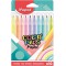 Maped - Feutres de Couleur Color'Peps - Feutres de Coloriages et Dessins Pastel - 10 Couleurs Douces et Acidulees - 