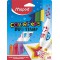 Maped - Feutres Duo Stamp Color'Peps - 8 Feutres Tampons - 1 Pointe Tampon + 1 Pointe Feutre - Conforme a  la Reglementation des