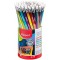 Maped - 72 Crayons Graphite Black'Peps Energy HB Embout Gomme - Crayons a  Papier avec Messages Inspirants - Pot de 72 Crayons a