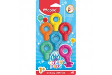 Maped - Lot de 6 anneaux de cire pour bebe COLOR'PEPS
