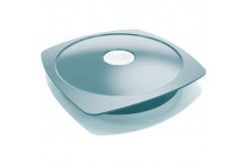 Maped PICNIK Assiette a  dejeuner pour Adulte avec Couvercle Etanche - Compatible Micro-Ondes et Lave-Vaisselle - en Plastique S