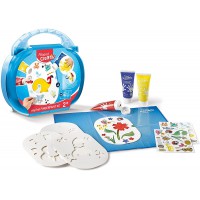 Maped Creativ - Kit de peinture au doigt - Loisirs creatifs enfants - Premier age