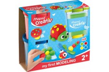 MAPED Creativ - Kit Pate a  Modeler 4 Pots couleurs assorties - Loisirs Creatifs enfants - Premier Age