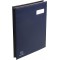 Exacompta 654729e Parapheur 24 compartiments couverture en PVC expanse Bleu