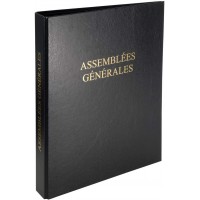 Exacompta 46210E Classeur "Assemblee Generale" Economique avec 100 feuilles vierges foliotees