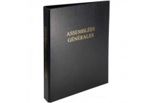 Exacompta 46210E Classeur "Assemblee Generale" Economique avec 100 feuilles vierges foliotees