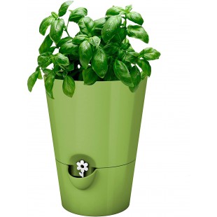 Emsa Herb Pot pour herbes fraiches: diametre 13 cm - Vert clair