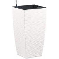 Poetic Jardin Emsa CASA Cosy 518508 Aqua Comfort Colonne a  Fleurs avec systeme d'irrigation Blanc
