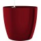 Poetic Jardin Emsa Vase a Auto-arrosage pour l'interieur et l'exterieur - CASA Brilliant Ø 25 cm Rouge Rubis Brillan