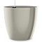 Poetic Jardin Emsa Vase a Auto-arrosage pour l'interieur et l'exterieur - CASA Brilliant Ø 25 cm Gris satine Brillan