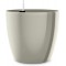 Poetic Jardin Emsa Vase a Auto-arrosage pour l'interieur et l'exterieur - CASA Brilliant Ø 25 cm Gris satine Brillan