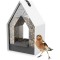 Emsa Landhaus Mangeoire a  Oiseaux Blanc/Granit