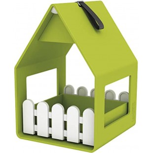 Poetic Jardin Emsa 514491 Landhaus Mangeoire pour Oiseaux Polypropylene Vert