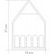 Poetic Jardin Emsa 514491 Landhaus Mangeoire pour Oiseaux Polypropylene Vert