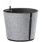 Poetic Casa Sleeve Bac a fleurs rond Gris cendre 36 cm