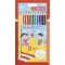 Crayon de coloriage - STABILO Trio - etui carton x 12 crayons de couleur triangulaires