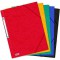- Chemise 3 rabats et elastique Eurofolio - carte lustree - 5/10e - bleu