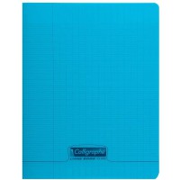 Calligraphe 18102C Un Cahier Agrafe Bleu (une Marque de Clairefontaine) - 17x22 cm - 48 Pages Grands Carreaux - Papier Blanc 90 