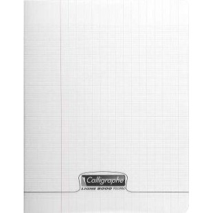 Cahiers pique POLYPRO 17x22 cm 96 p seyes 90g Incolore