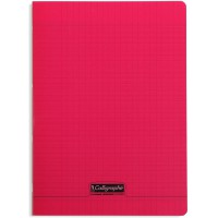 Calligraphe 18133C - Un cahier pique (gamme 8000 de Clairefontaine) 96 pages 21x29,7 cm 90g grands carreaux, couverture polypro 