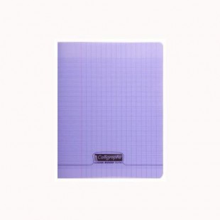 Cahiers pique POLYPRO 21x29,7 cm 96p seyes 90g Violet