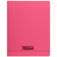 Calligraphe 18173C Un Cahier Agrafe Rouge (une Marque de Clairefontaine) - 24x32 cm - 48 Pages Grands Carreaux - Papier Blanc 90