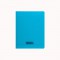 Cahiers pique 24x32cm polypro 96p seyes 90g bleu