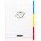 Calligraphe 18224C - Un cahier pique 3 index (gamme 8000 de Clairefontaine) 96 pages 17x22 cm 90g grands carreaux, couverture po