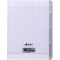 Calligraphe 18225C - Un cahier pique 4 index (gamme 8000 de Clairefontaine) 140 pages 17x22 cm 90g grands carreaux, couverture p
