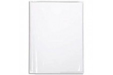 Lot de 10 : Calligraphe (gamme scolaire Clairefontaine) 73001C - Un protege-cahier Cristal 17x22 cm 12/100eme avec porte-etiquet