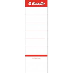 Esselte - 850001 - Sachet 10 etiquettes adhesives pour classeur a  levier - 75 mm