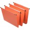 Lot de 25 : Esselte Dual - Dossiers Suspendus A4 Verticaux, Capacite 100 Feuilles, Fond en V, Entraxe 330 mm, Porte-etiquette In