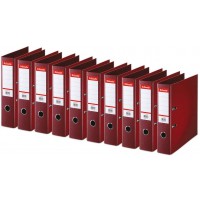 Lot de 10 : Esselte - 320280 - Classeur a levier - Bordeaux