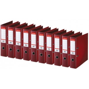Lot de 10 : Esselte - 320280 - Classeur a levier - Bordeaux