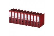 Lot de 10 : Esselte - 320280 - Classeur a levier - Bordeaux