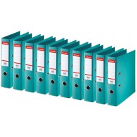 Lot de 10 : Esselte - 320340 - Classeur a levier - Turquoise